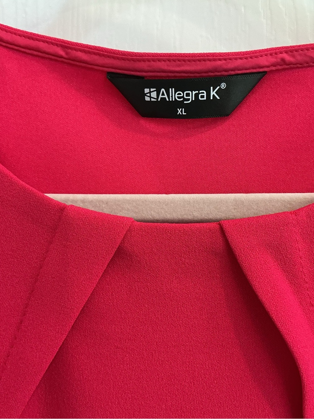 Alegra K Fuchsia Cap-Sleeve Dress with Belt - Picture 6 of 9